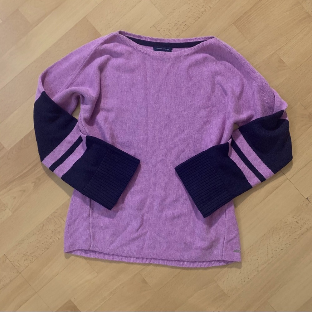 ✨TOMMY HILFIGER ✨BELL 🔔 SLEEVE KNIT 🧶 - Picture 1 of 11